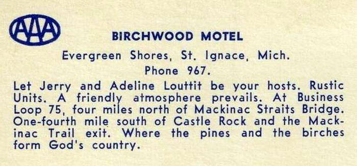 Birchwood Motel - Vintage Postcard (newer photo)